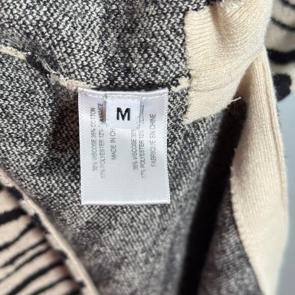 Proenza Schouler White Label Sleeveless Knit Zebra Leopard Midi Dress Womens M - Picture 8 of 10